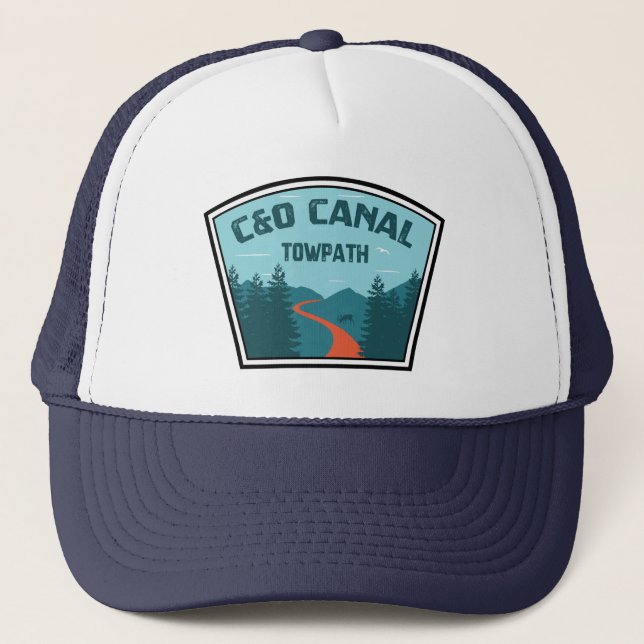 Casquette Chemin d'accès du canal C&O (Devant)