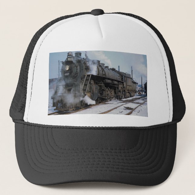 Casquette Chemin de fer occidental de tronc grand, 2-8-4, (Devant)