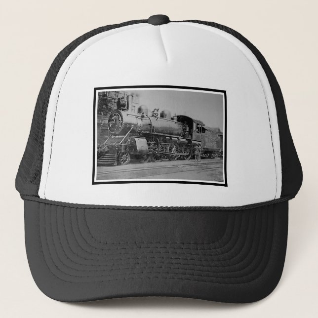 Casquette Chemin de fer vintage de locomotive de machine à (Devant)