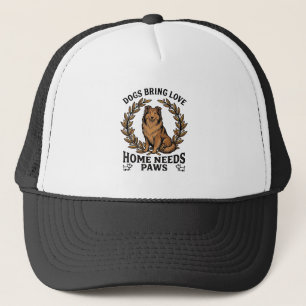 Casquette Chemise d'amour de chien Gravure vintage conceptio