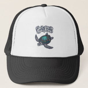 Casquette Chemise de conception de gravure vintage de tortue
