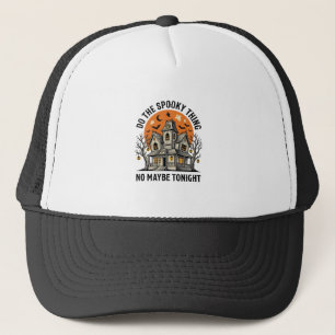 Casquette Chemise de Maison Hantée Effrayant Design de Hallo