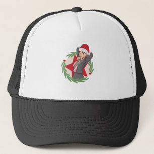 Casquette Chemise de Noël Anime - Chapeau de Santa fille mig