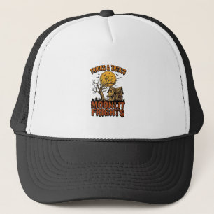 Casquette Chemise de nuit d'arbre vintage de lune hantée d'H