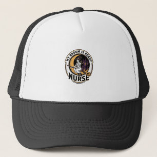 Casquette Chemise d'infirmière Halloween Dessin de balai de