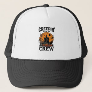 Casquette Chemise Halloween Maison Hantée Creepin With My Cr