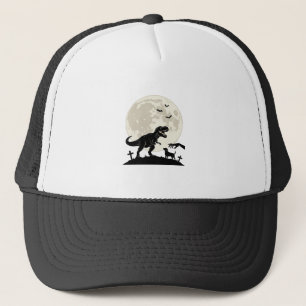 Casquette Chemise silhouette de cimetière de chien dinosaure
