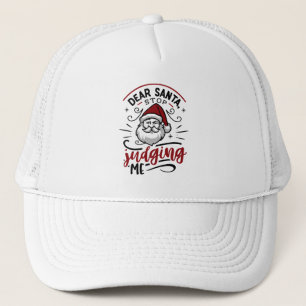 Casquette Cher Père Noël cessez de me juger drôle Humour de 