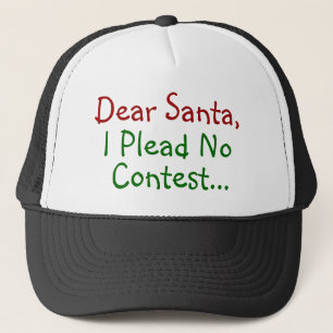 Casquette Cher Père Noël je plaide non coupable - Drôle de N