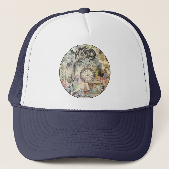 Casquette Cheshire Chat Alice Wonderland Classic (Devant)