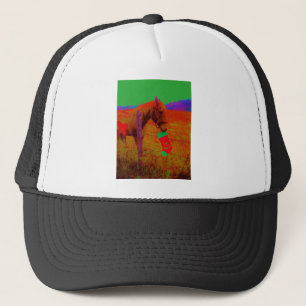 Casquette Cheval arc-en-ciel de Noël
