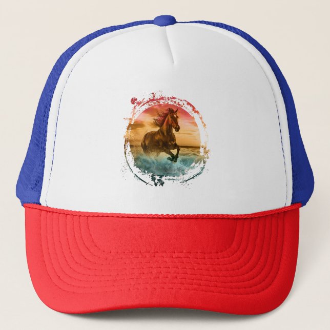 CASQUETTE CHEVAL COURANT EN SAISON (Devant)