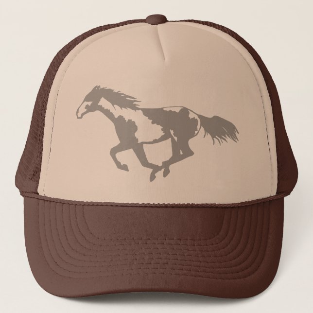 Casquette Cheval de peinture galopant (Devant)