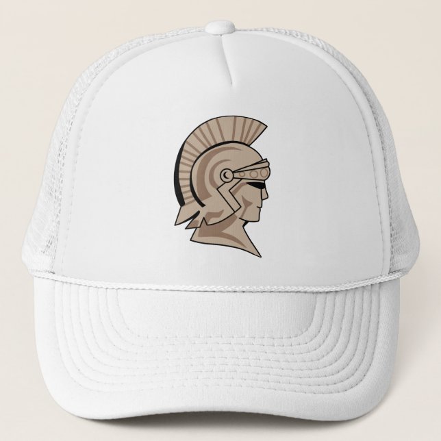 Casquette Cheval de Troie ou Mascotte spartiate (Devant)