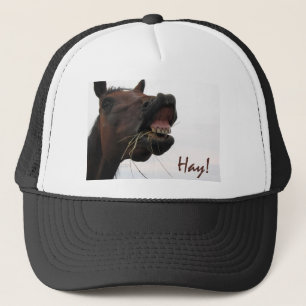 Casquette Cheval drôle : Foin !
