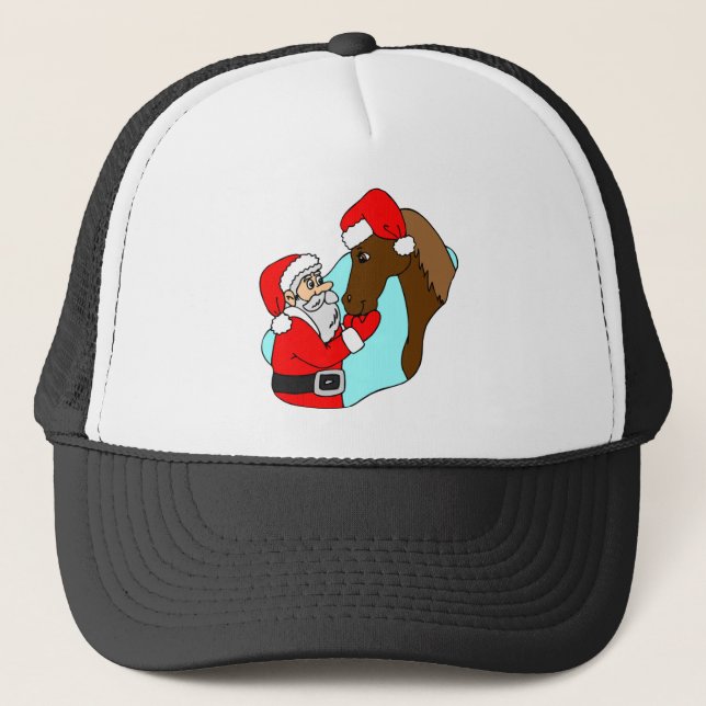 Casquette Cheval du Père Noël (Devant)