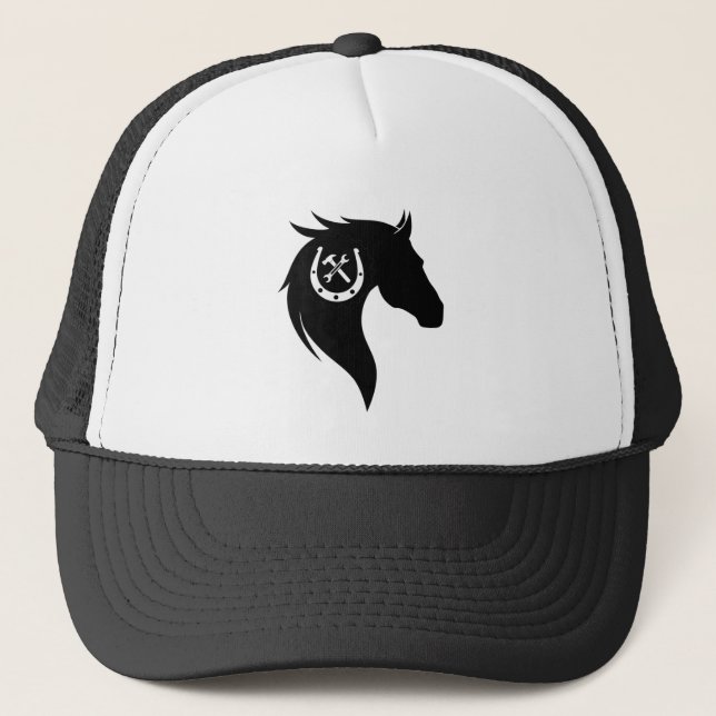 Casquette Cheval Farrier Chaussures (Devant)