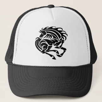 Casquette Cheval noir et blanc
