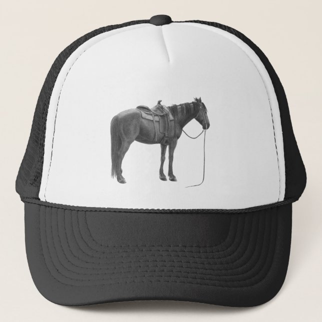 Casquette Cheval quart occidental (Devant)
