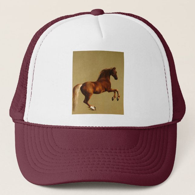 CASQUETTE CHEVAL ROUGE (Devant)