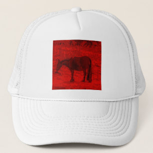 Casquette Cheval Rouge