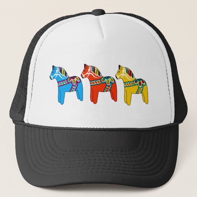 Casquette Chevaux de Dala de Suédois (Devant)