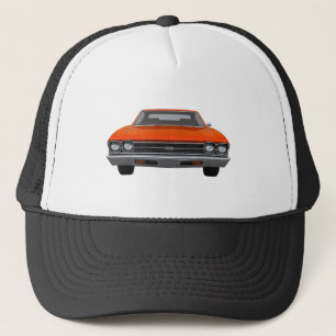 Casquette Chevelle 1969 solides solubles : Finition orange