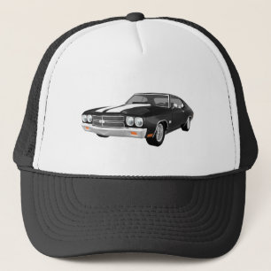 Casquette Chevelle 1970 solides solubles : Finition noire :