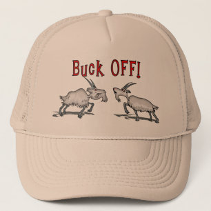Casquette Chèvre Animaux de ferme Buck Off pour les hommes C