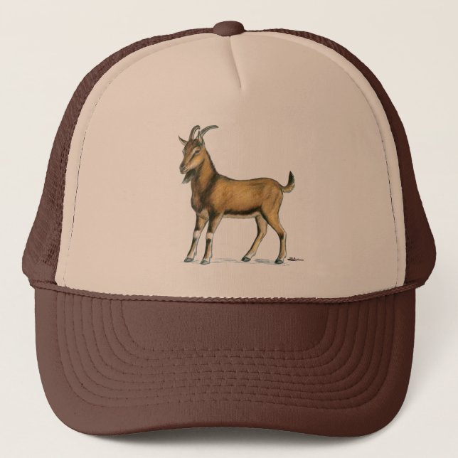 Casquette Chèvre : Brown (Devant)