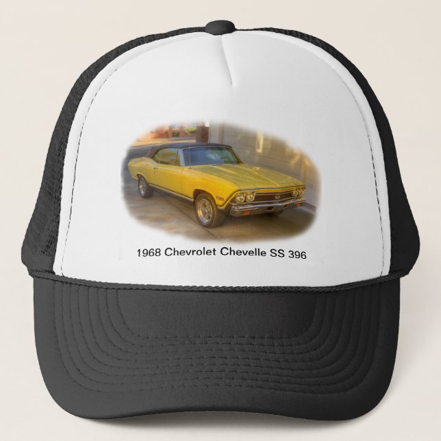 CASQUETTE CHEVROLET 1968 CHEVELLE SOLIDES SOLUBLES 396 (Devant)