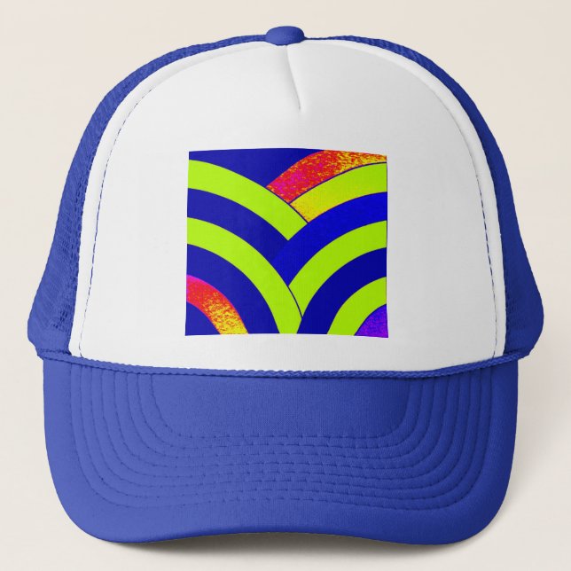 Casquette chevron chic et design (Devant)