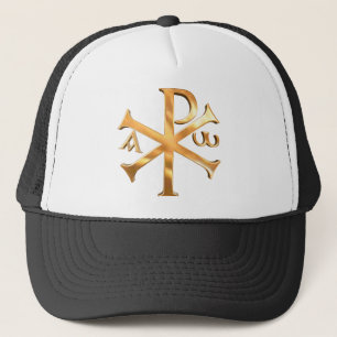 Casquette Chi-Rho d'or