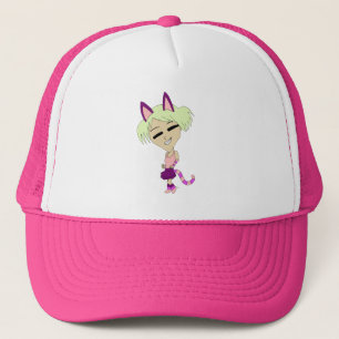 Casquette chibi chatte fille