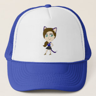 Casquette chibi chatte fille 