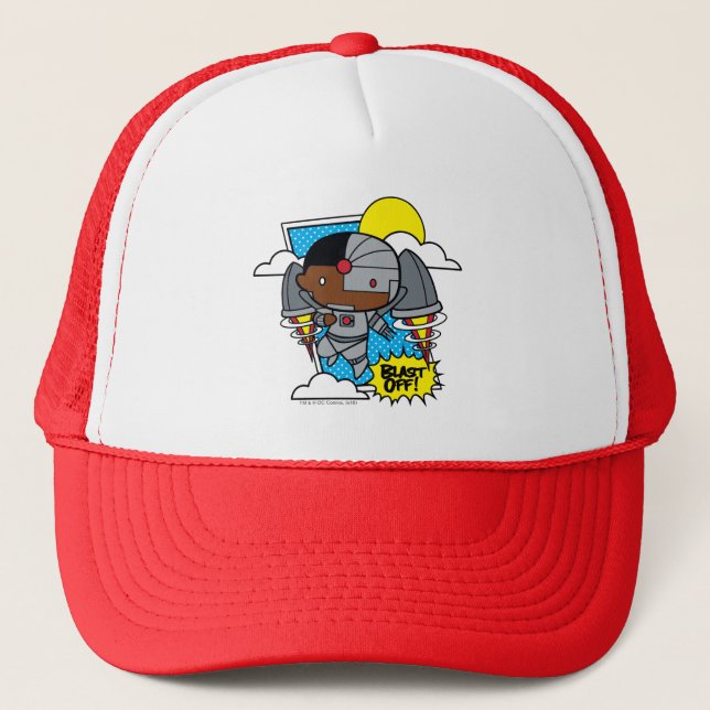 Casquette Chibi Cyborg S'Est Éteint ! (Devant)