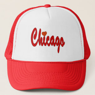 Casquette Chicago avec un coeur