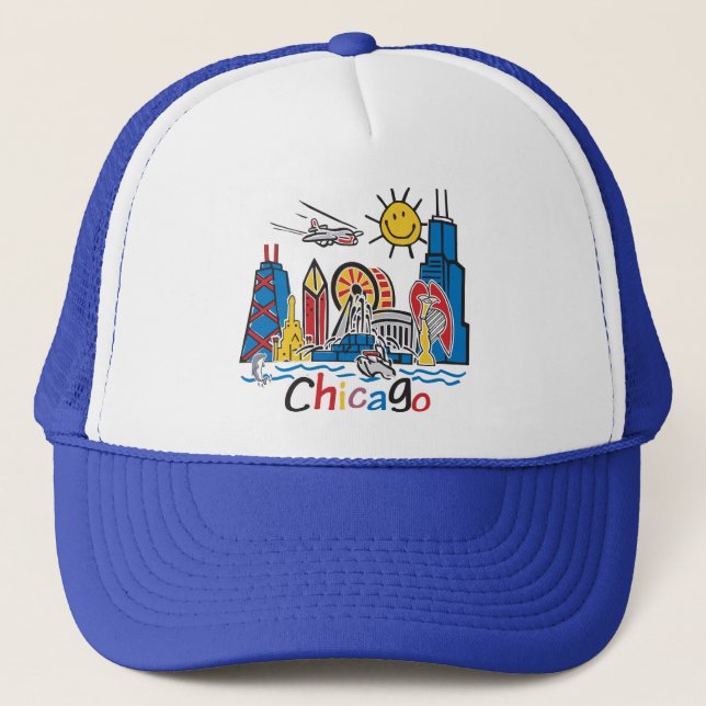 Casquette Chicago badine l'horizon (Devant)