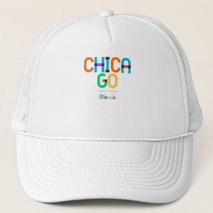 Casquette Chicago Illinois Mid Century, Pop Art,