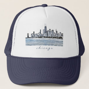 Casquette Chicago Skyline Trucker Hat