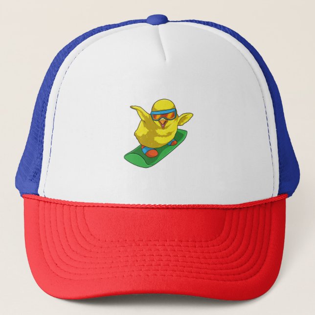 Casquette Chick Snowboard Snowboard (Devant)