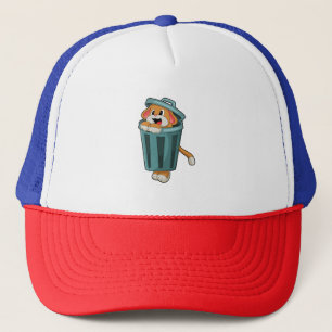 Casquette Chien avec Trashcan