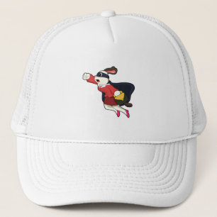 Casquette Chien comme Secrétaire Superhero