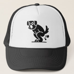 Casquette Chien Crade qui Fait Caca