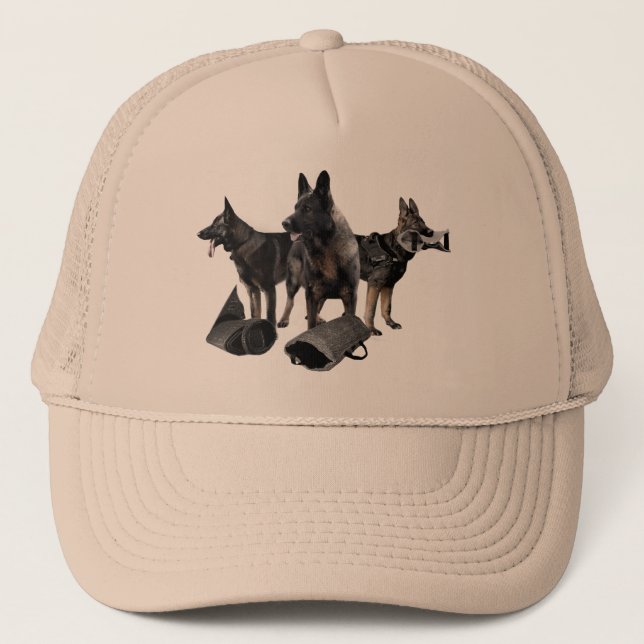 Casquette Chien de berger allemand de travail - GSD (Devant)
