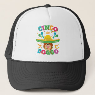 Casquette Chien de corgi de Cinco De Mayo