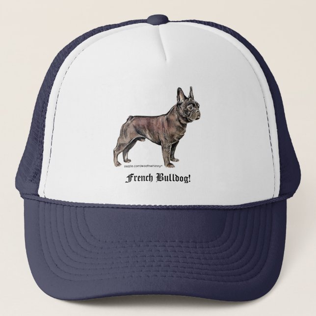 Casquette Chien de taureau français ! (Devant)