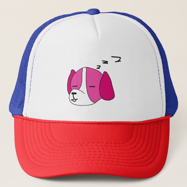 Casquette chien endormi (Devant)