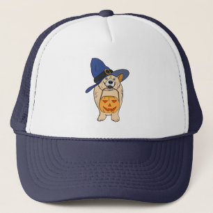 Casquette Chien Sorcière Citrouille