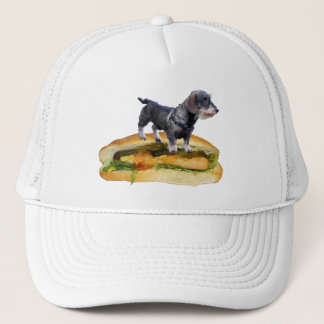 Casquette Chien sur hot dog